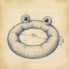 Frog-Shaped Plush Cat House