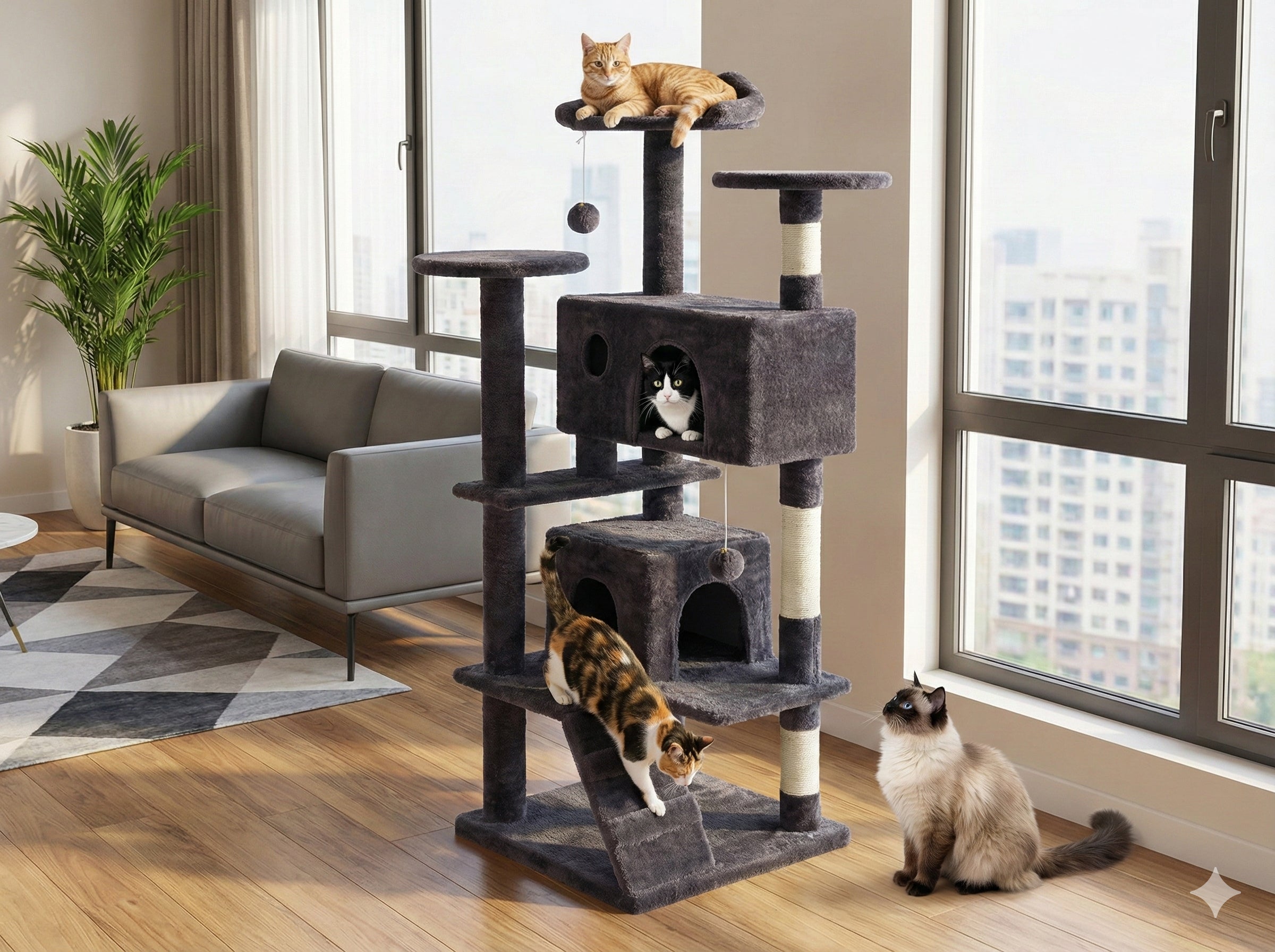 Cat Tree House