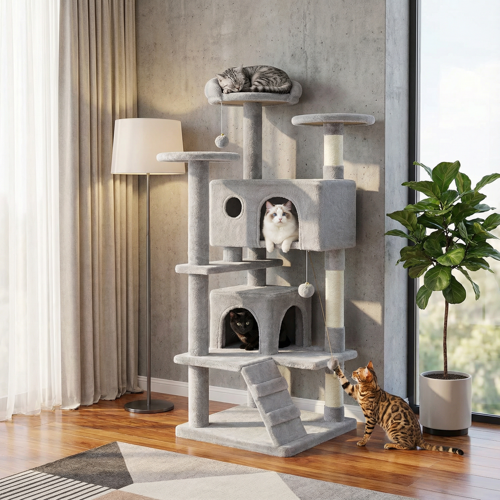 Cat Tree House