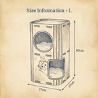 Three-Story Felt Cat Tree