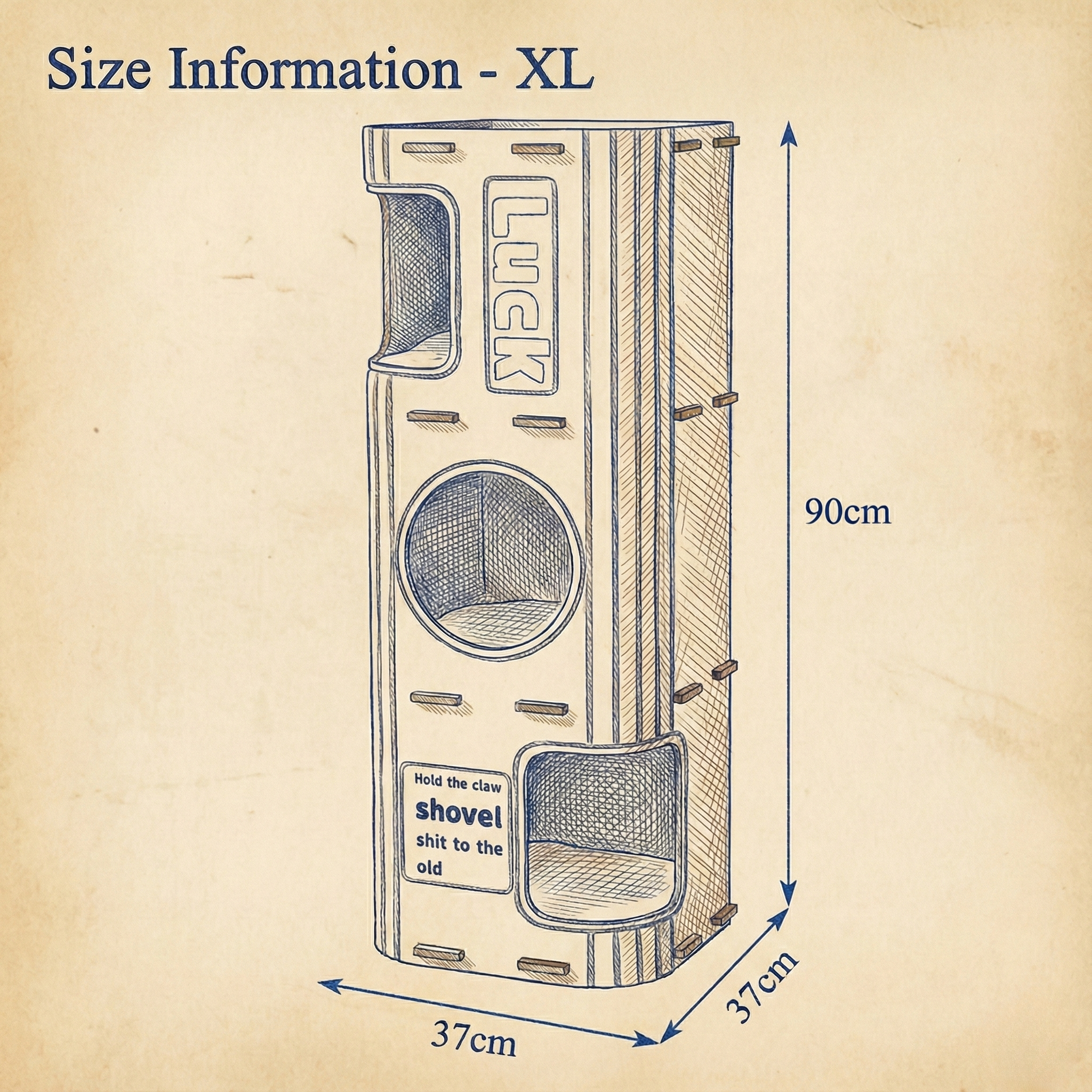 Three-Story Felt Cat Tree
