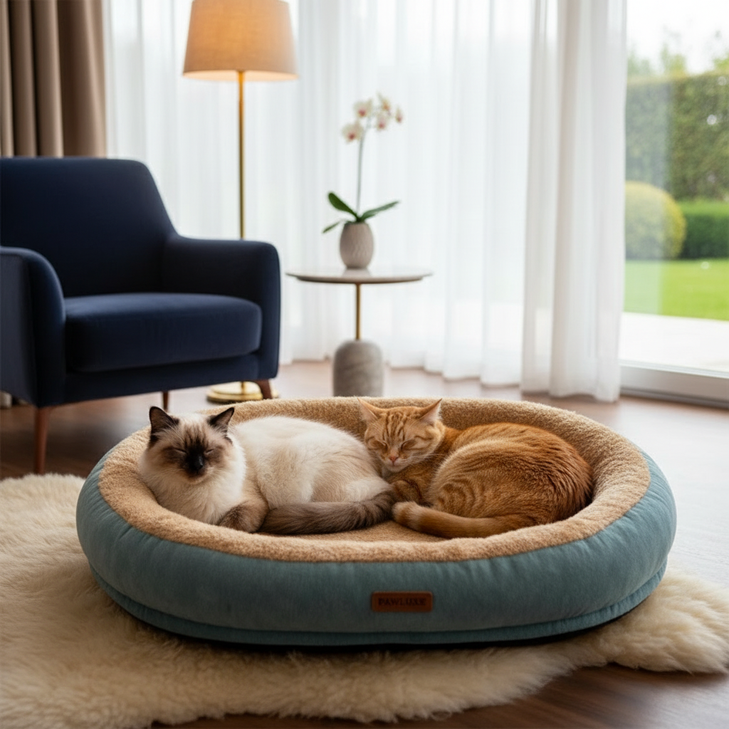 Warm Calming Cat Bed